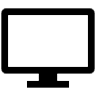 A computer monitor with a plain white background, representing the work of a freelance website consultant in Haarlem.