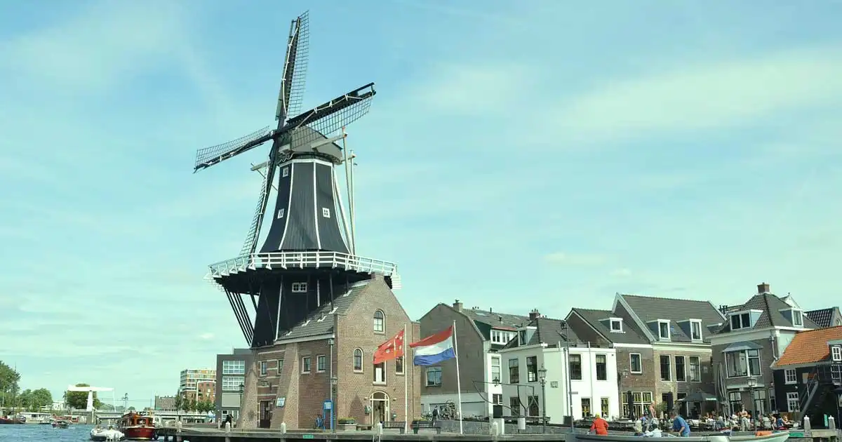Molen De Adriaan on the river Spaarne in Haarlem, near the freelance consultant.